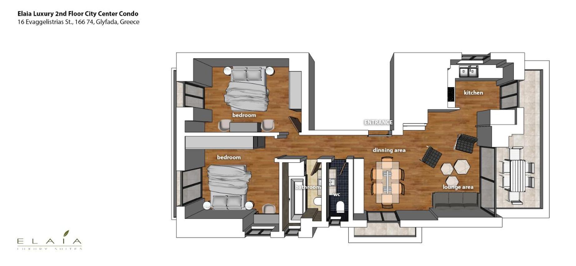 Elaia Luxury Condo Glyfada Афіни Екстер'єр фото
